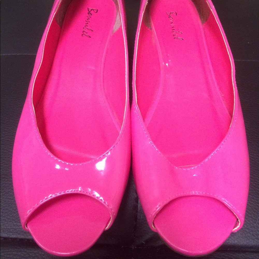 Hot pink sandals